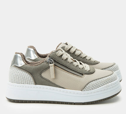 Alegria Averie Houndstooth Grey Leather Shoe Loafer Womens sizes 35-42 NEW