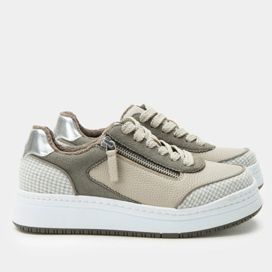 Alegria Averie Houndstooth Grey Leather Shoe Loafer Womens sizes 35-42 NEW