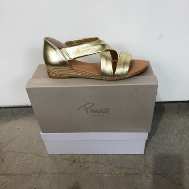 Pinaz Irina Gold Leather Sandal 317 AO Women's EU sizes 36-41/6-11 NEW!!!