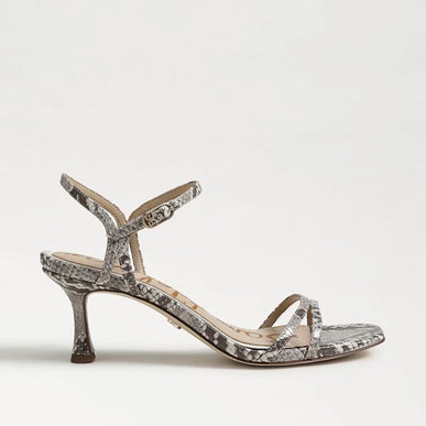 Sam Edelman Presley Python Strappy Kitten Heel Sandal Women's sizes 6-11/ NEW!!