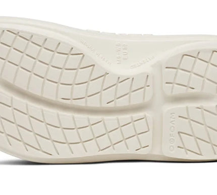 OOFOS OOyea Slide Sandal Chalk Womens Sizes M3/W5-M9/W11 NEW