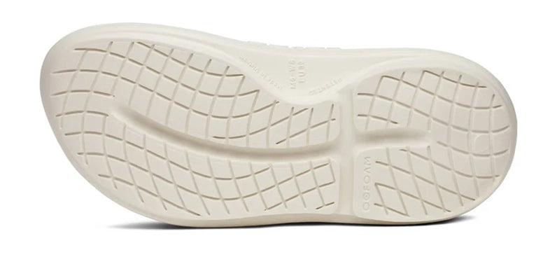 OOFOS OOyea Slide Sandal Chalk Womens Sizes M3/W5-M9/W11 NEW