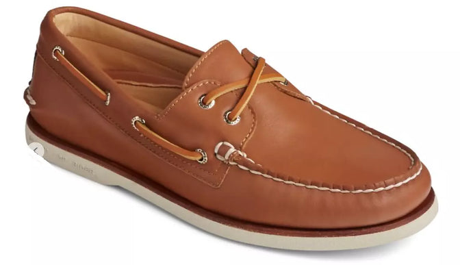 Sperry Gold Cup A/O 2-EYE Glove Leather Tan Boat Shoe Men's US sizes 7-15/NEW!!!