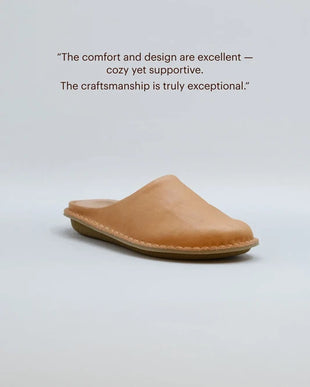 VIBAe Roma Fawn Tan Slip On Loafer Mule EU Unisex sizes W6/36-M15/48