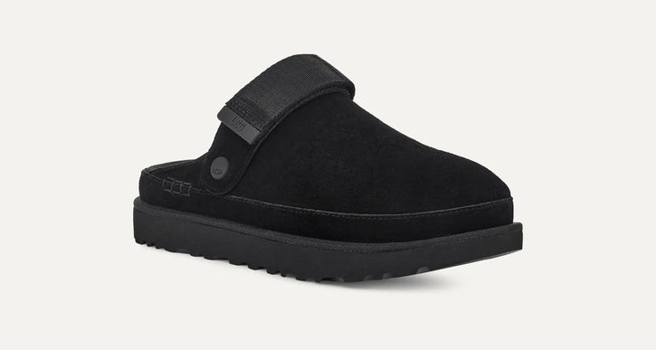 UGG Goldenstar Clog Black Suede Platform Womens US sizes 5-12/NEW