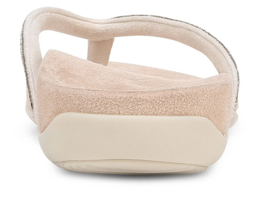 Vionic Dillon Shine Toe Post Rhinestone Cream Sandal Women's sizes 5-11/NEW!!!