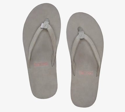Hari Mari Fields Flint Cream Flip Flop Womens US Sizes 6-11 NEW