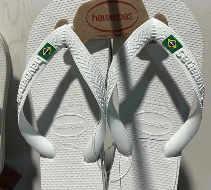 Havaianas Brazil Logo Flip Flop in Various Colors Sandal Women sizes 35/36-41/42
