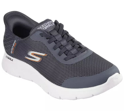SKECHERS Go Walk Flex Hands Free Gray Slip-ins Sneaker Men's sizes 7-14/NEW!!!