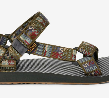 Teva Original Universal Geo Mashup Olive Strappy Sandal Men's US Sizes 7-15 NIB