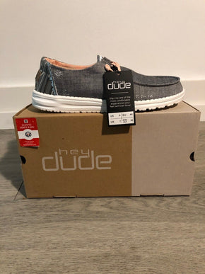 Hey Dude Wendy Boho Grey Sneaker Slip On Women's Sizes US 5-12/NEW!!