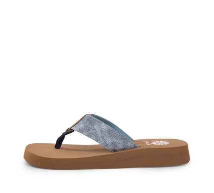 Yellow Box Fremont Denim Flatform Toe Post Sandal Women's sizes 6-10/NEW!!!
