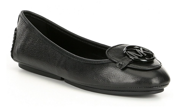 Michael Kors Lillie Moc Black Madras w/ Black Hardware Women's sizes 5-12/NEW!!