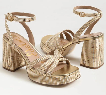Sam Edelman Reese Sand Dune Raffia Platform Heel Women's sizes 6-10/ NEW!!!