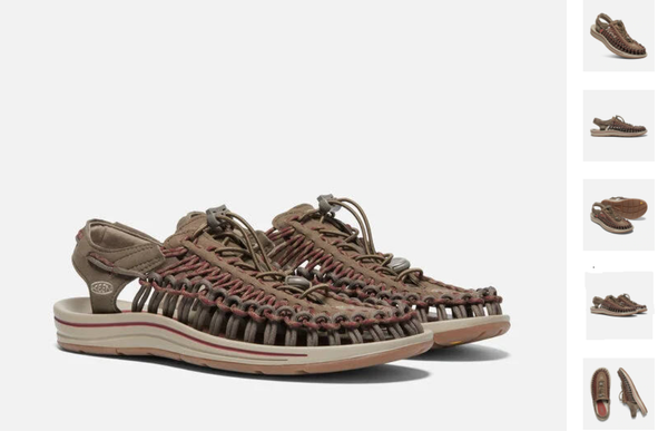 Keen Uneek Canteen/Fired Brick Waterfront Sandal Men's sizes 7-14/NEW!!!