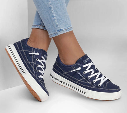 SKECHERS Arcade Arch Fit Arcata Navy Sneaker Women's sizes 5-11/NEW!!!