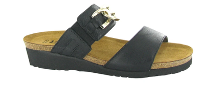 Naot Victoria Elegant Soft Black Leather Sandal Women's sizes 35-42/NEW!!!