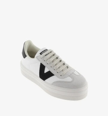 Victoria Barcelona Leather Negro Platform Sneaker Women EU sizes 37-41/US6-10