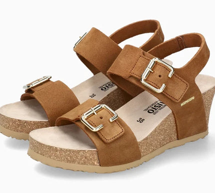 Mephisto Lissandra Tobacco Wedge Comfort Sandal Womens sizes 36-42 NEW