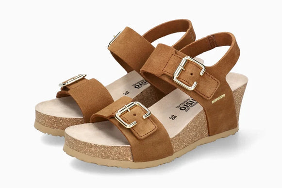 Mephisto Lissandra Tobacco Wedge Comfort Sandal Womens sizes 36-42 NEW