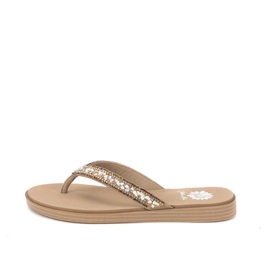 Yellow Box Diyah Natural Toe Post Flip Flop Sandal Women's sizes 6-10/NEW!!!