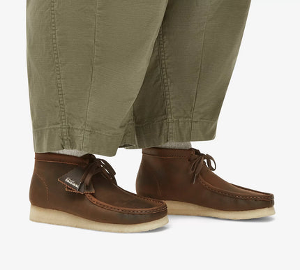 Clarks Wallabee Beeswax Boot Loafer Shoe Mens US sizes 7-15 NEW