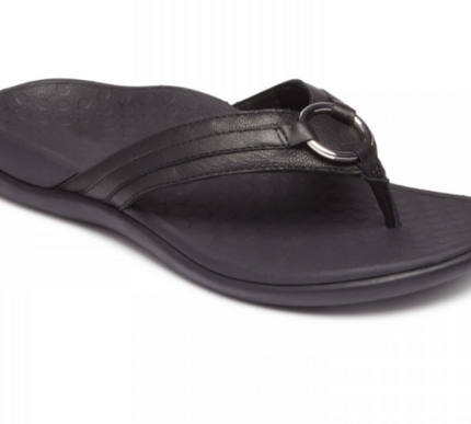 Vionic Tide Aloe Black Toe-Post Sandal Flip Flop Women's US sizes 5-12 NEW!!