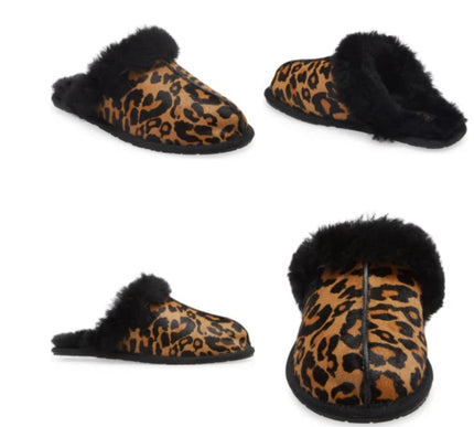 UGG Scuffette II Panther Print Butterscotch Slipper Women's US sizes 5-11-NEW