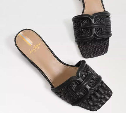 Sam Edelman Waylon Black Weave Slide Sandal Women's US sizes 6-10/NIB!!!