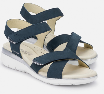 Mephisto Kristina Navy Strappy Comfort Sandal Women's Sizes EU 35-40 NEW!!!