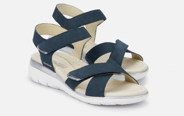 Mephisto Kristina Navy Strappy Comfort Sandal Women's Sizes EU 35-40 NEW!!!