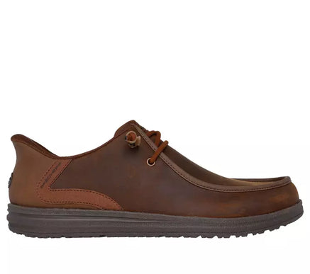 SKECHERS Melson-Edrick Brown RF Slip-ins Loafer Shoe Men's sizes 7-14/NEW!!