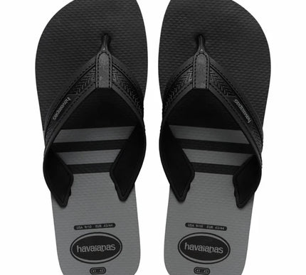 Havaianas City Basic Black-Black-Steel Sandal Men EU sizes 39-40-45-46 NEW