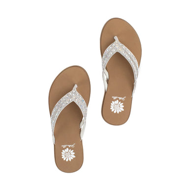 Yellow Box Dalia White Toe Post Flip Flop Sandal Women's sizes 6-10/NEW!!!
