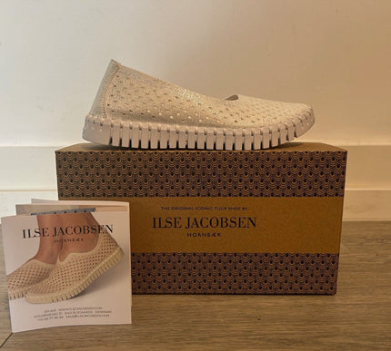 Ilse Jacobsen Tulip 0026 White Ballet Slip-On Women's EU sizes 36-41 NEW!!!