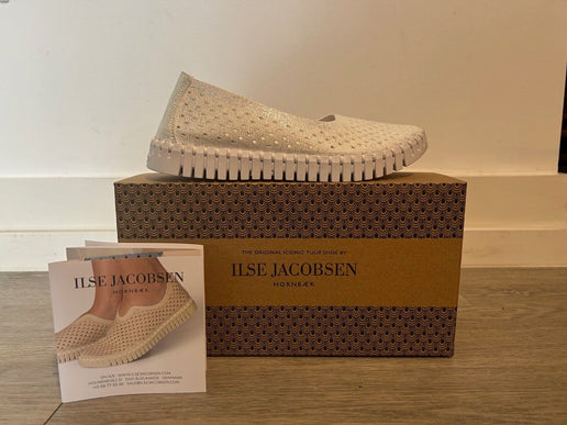 Ilse Jacobsen Tulip 0026 White Ballet Slip-On Women's EU sizes 36-41 NEW!!!
