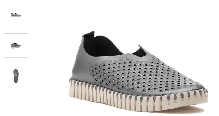 Ilse Jacobsen Tulip 3576 Gunmetal Slip-on Sneaker Women's EU sizes 36-41 NEW!!!