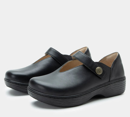 Alegria Ophelia Black Leather Shoe Womens sizes 35-43 NEW