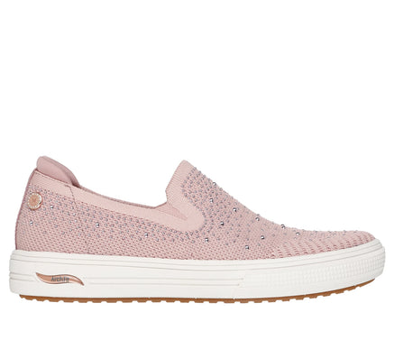 SKECHERS Arch Fit Arcade Rosegold Glitz Gal Sneaker Women's sizes 5-11/NEW!!!