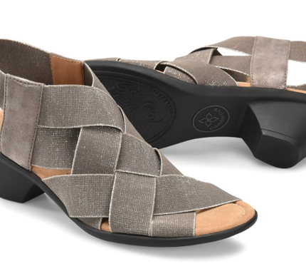 Comfortiva Farrow Smoke Stretch Fabric Wedge Sandal Women's sizes 6-11/NEW!!