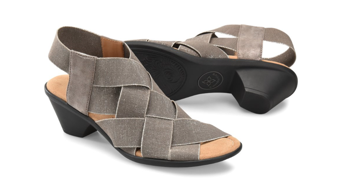 Comfortiva Farrow Smoke Stretch Fabric Wedge Sandal Women's sizes 6-11/NEW!!