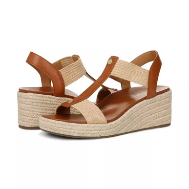 Vionic Calera Camel Leather Slingback Wedge Sandal Women's sizes 5-11/NEW!!!