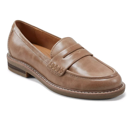 Earth Javas Light Brown Round Toe Casual Loafers Shoes Womens sizes 6-10 NEW M