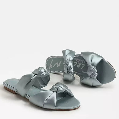 Circus by Sam Edelman Marissa Blue Haze Satin Sandal Women's US sizes 6-10 NEW!!