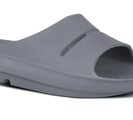 OOFOS OOahh Slide Sandal Slate Mens and Womens Sizes M3/W5-M13/W15 NEW