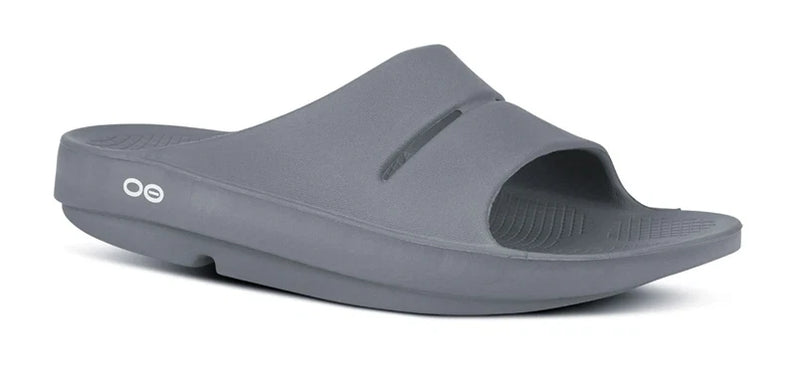 OOFOS OOahh Slide Sandal Slate Mens and Womens Sizes M3/W5-M13/W15 NEW