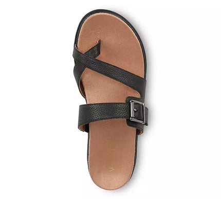 Vionic Carmela Black Leather Sandal Women's sizes 5-11/NEW!!!