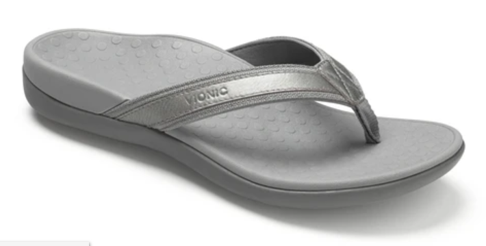 Vionic Tide II Pewter Toe Post Sandal Flip Flop Women's US sizes 5-12 NEW!!!