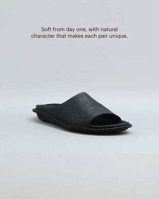 VIBAe SAINT TROPEZ Preto Black Leather Sandal EU Unisex sizes W6/36-M15/48 NEW