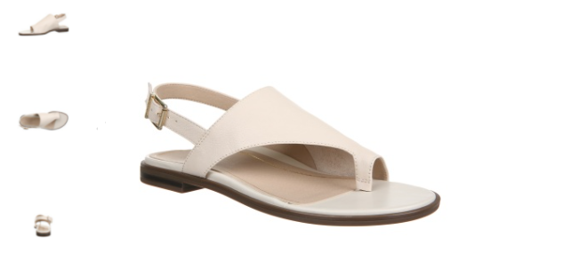 Vionic Ella Cream Toe Loop Arch Support Comfort Sandal Women's US sizes 5-11 NEW